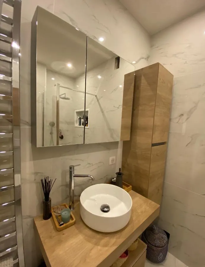 Appartement 2 Pieces Vue Mer A Nice Fabron Les Constellations Piscine 10Mn Promenade Des Anglais Fransa